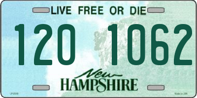 NH license plate 1201062