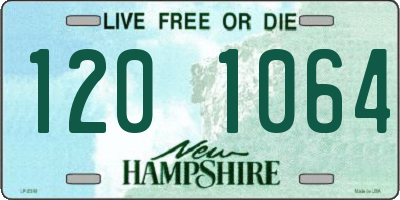 NH license plate 1201064