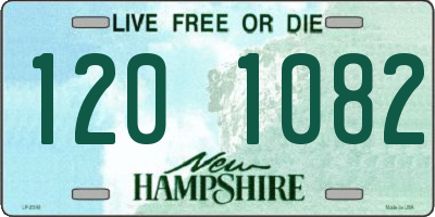 NH license plate 1201082
