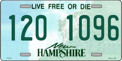 NH license plate 1201096