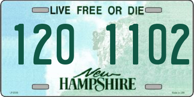 NH license plate 1201102