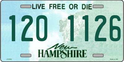NH license plate 1201126