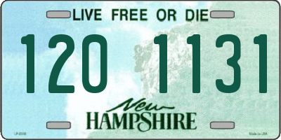 NH license plate 1201131