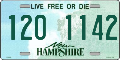 NH license plate 1201142