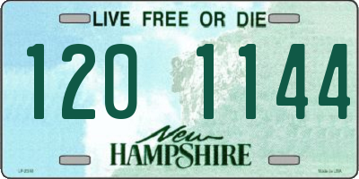 NH license plate 1201144