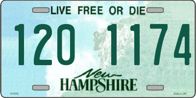 NH license plate 1201174