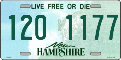 NH license plate 1201177