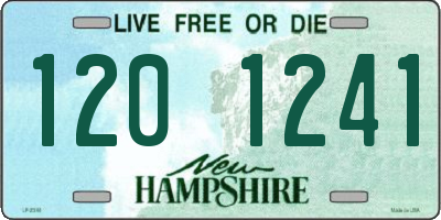 NH license plate 1201241