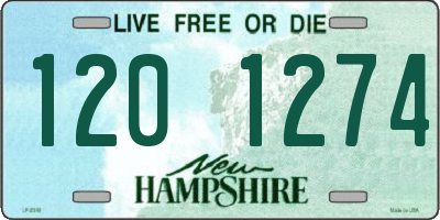 NH license plate 1201274