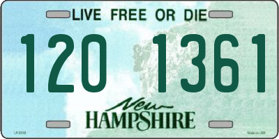 NH license plate 1201361