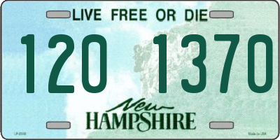 NH license plate 1201370