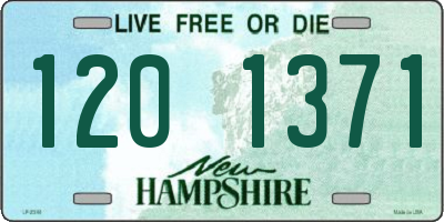 NH license plate 1201371