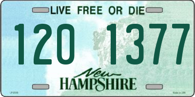 NH license plate 1201377