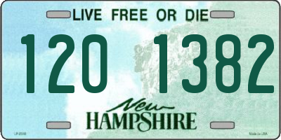 NH license plate 1201382