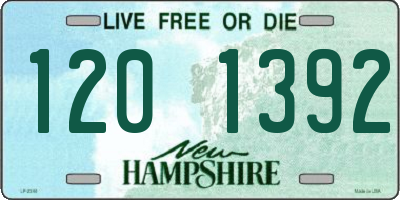 NH license plate 1201392