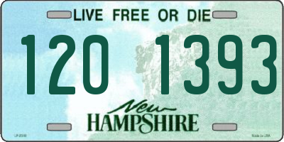 NH license plate 1201393