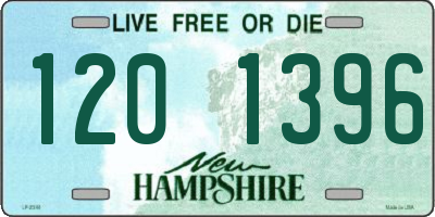 NH license plate 1201396