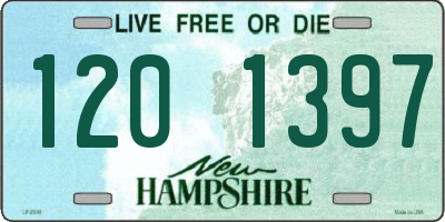 NH license plate 1201397