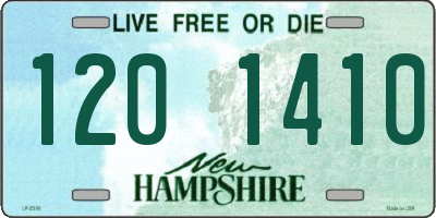 NH license plate 1201410