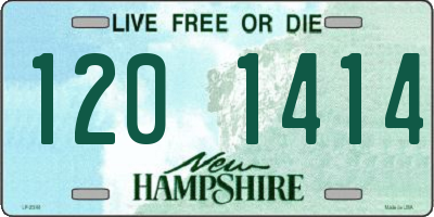 NH license plate 1201414