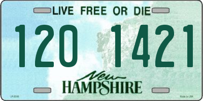 NH license plate 1201421