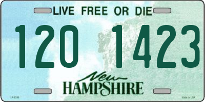 NH license plate 1201423