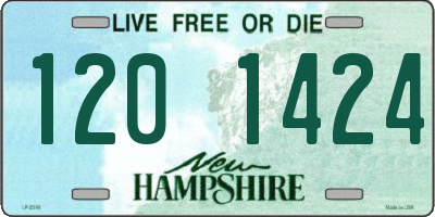 NH license plate 1201424