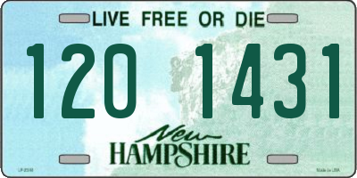 NH license plate 1201431