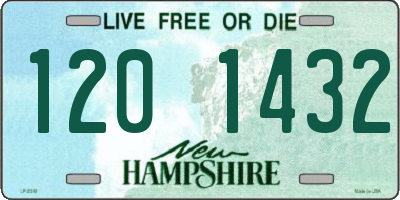 NH license plate 1201432