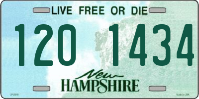 NH license plate 1201434