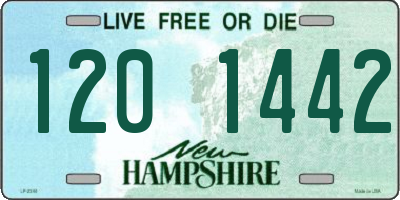 NH license plate 1201442