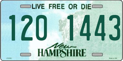 NH license plate 1201443