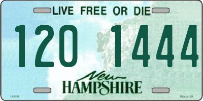 NH license plate 1201444