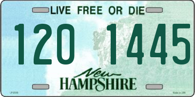 NH license plate 1201445