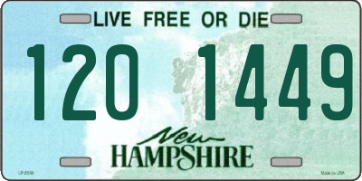 NH license plate 1201449