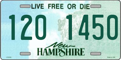NH license plate 1201450