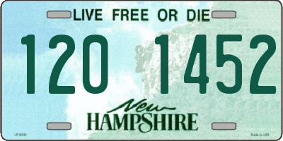 NH license plate 1201452