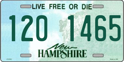 NH license plate 1201465