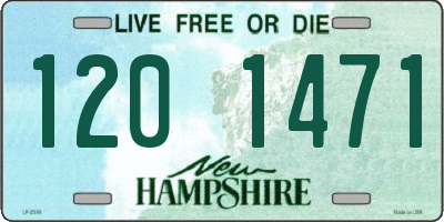 NH license plate 1201471