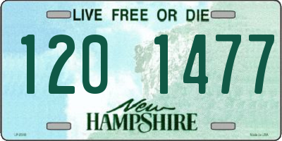 NH license plate 1201477