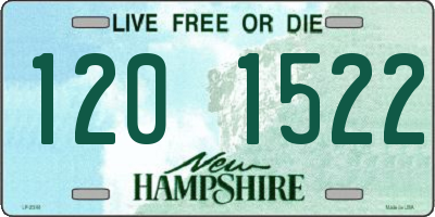 NH license plate 1201522
