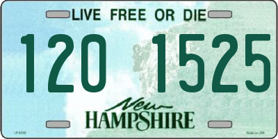 NH license plate 1201525