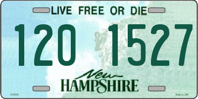 NH license plate 1201527