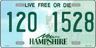 NH license plate 1201528
