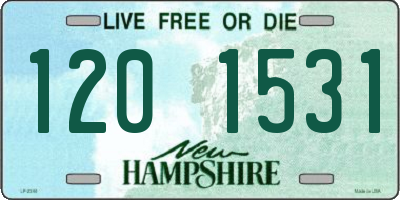 NH license plate 1201531