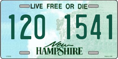 NH license plate 1201541