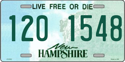 NH license plate 1201548