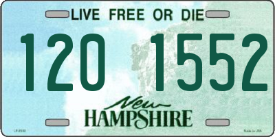NH license plate 1201552