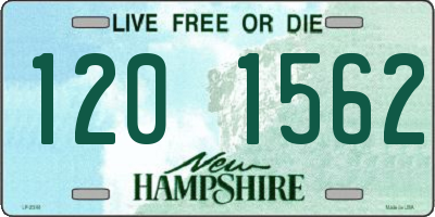 NH license plate 1201562