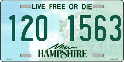 NH license plate 1201563